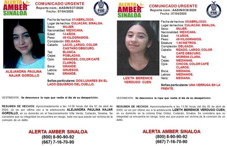 Hallan a Nancy y se pierden Alejandra y Lizeth, en Culiac&aacute;n.