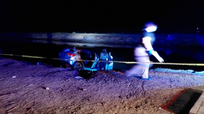 Se lo "come" la curva, choca y muere, sobre la carretera a la playa de Ponce, en Culiac&aacute;n