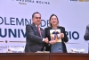 &iexcl;Con visi&oacute;n de futuro! Rinde el Rector Jes&uacute;s Madue&ntilde;a su Primer Informe de Labores ante el H. Consejo Universitario