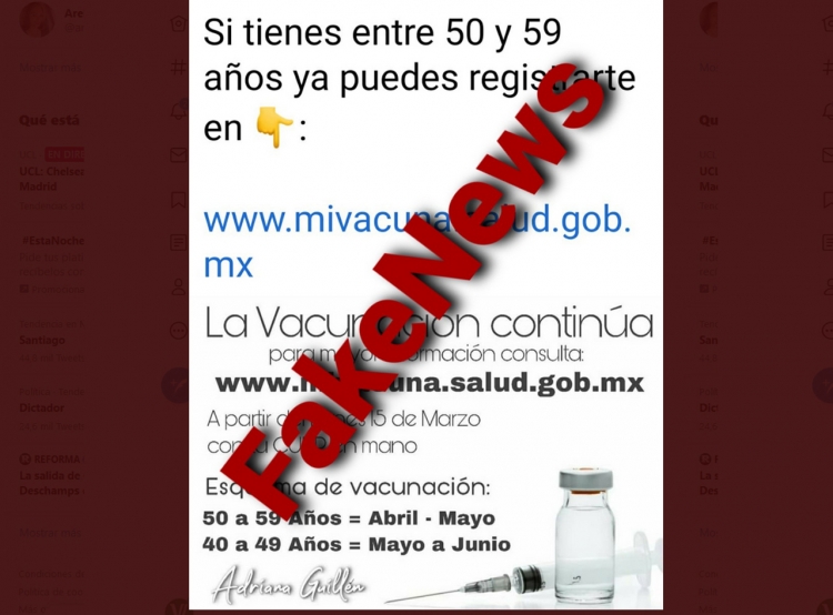 Desmiente secretario de Salud &ldquo;fake news&rdquo; sobre falsa vacunaci&oacute;n a menores de 60 a&ntilde;os