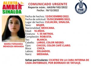 &iexcl;Ayuda a localizar a Mar&iacute;a Fernanda!