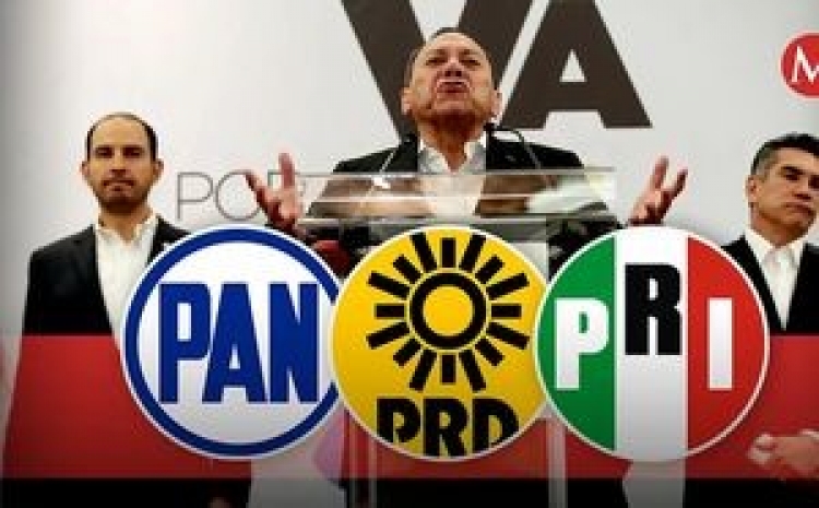 PAN-PRI-PRD relanzar&aacute;n coalici&oacute;n legislativa y electoral desde San L&aacute;zaro