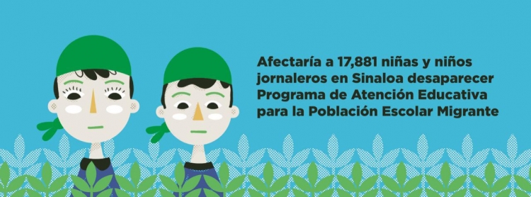 Afectar&iacute;a a 17,881 ni&ntilde;as y ni&ntilde;os jornaleros en Sinaloa  desaparecer Programa de Atenci&oacute;n Educativa para  la Poblaci&oacute;n Escolar Migrante