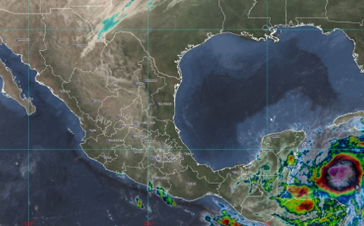Alerta naranja por la tormenta tropical Zeta en Quintana Roo y Yucat&aacute;n