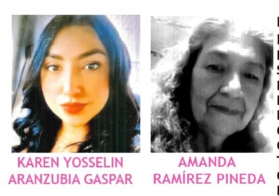 Fiscal&iacute;a Solicita la Colaboraci&oacute;n Ciudadana para Localizar a Karen Yosselin y Amanda