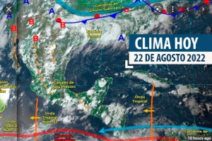Lluvias muy fuertes con puntuales intensas (de 75 a 150 mm) para Sinaloa, Chihuahua y Durango: SMN
