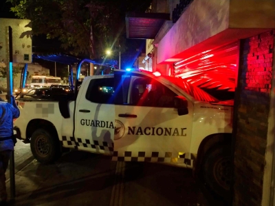 Guardia Nacional queda lesionado en choque, en la Colonia Centro de Culiac&aacute;n