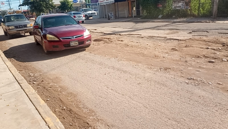 Avenida &Aacute;lvaro Obreg&oacute;n, a la altura de la colonia 6 de enero.