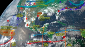 Monz&oacute;n provocar&aacute; fuertes lluvias y tormentas el&eacute;ctricas