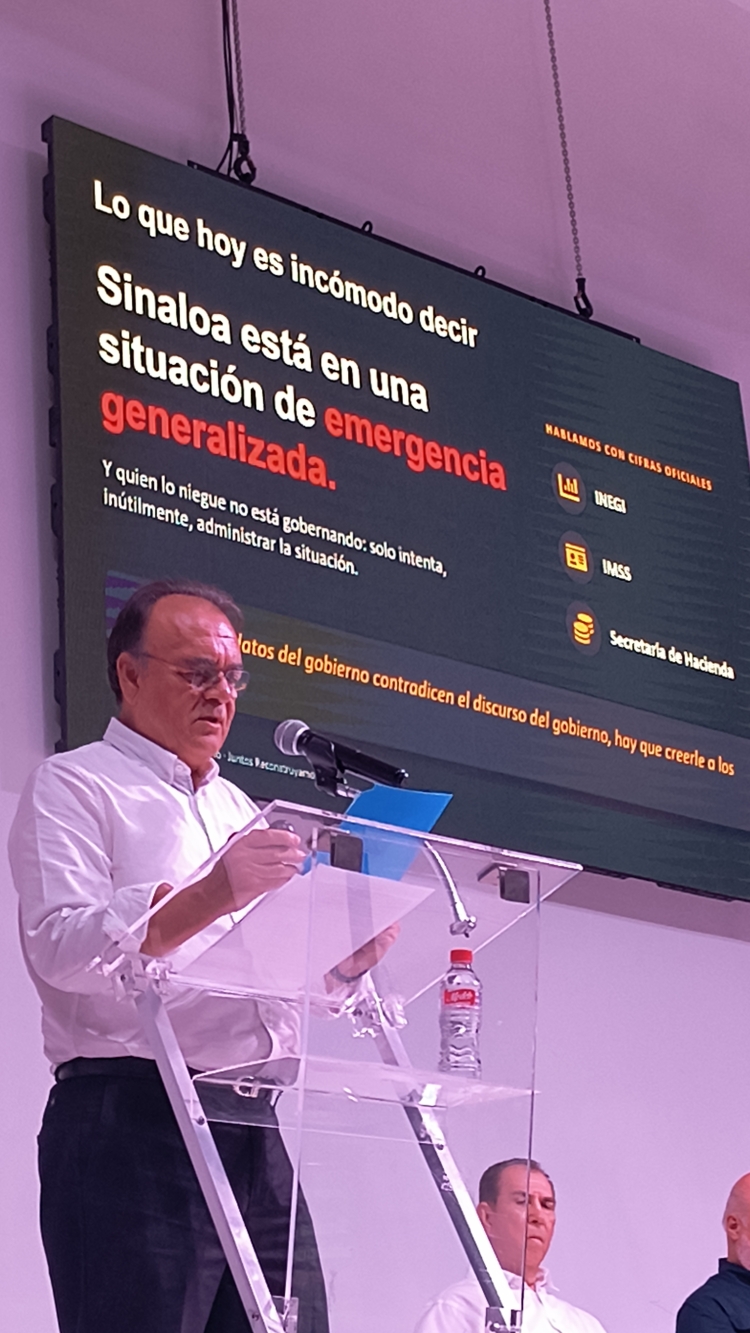 Sinaloa en emergencia, por tres crisis encimadas: de inseguridad, econom&iacute;a y falta de gobierno: Aar&oacute;n S&aacute;nchez, presidente del Colegio de Economistas
