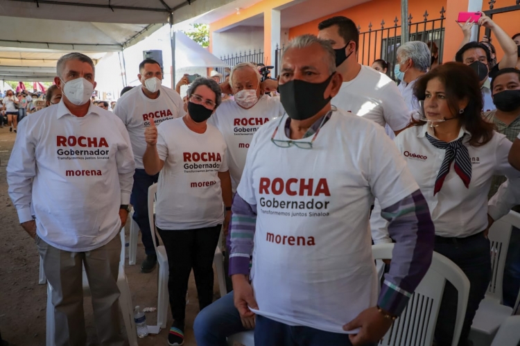 Militantes priistas se unes a la campa&ntilde;a de Rocha Moya