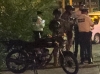 Un motociclista result&oacute; lesionado al impactar su unidad contra un poste frente al Aeropuerto