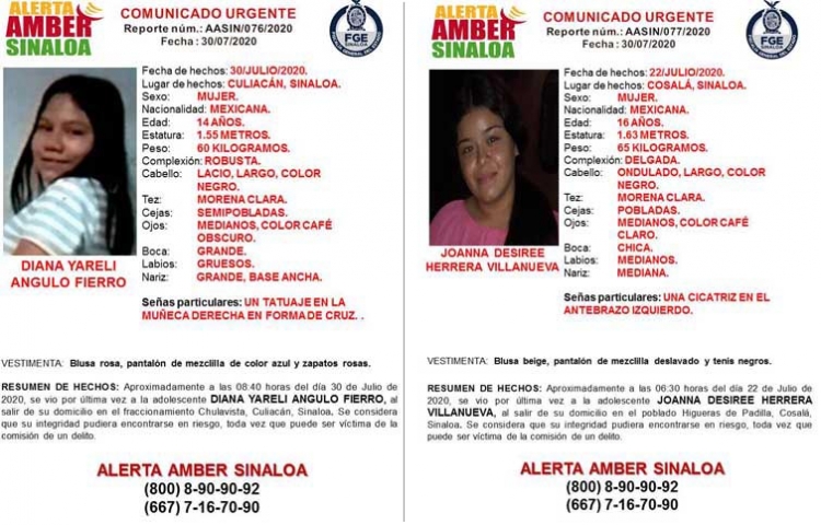 Buscan a Diana Yareli y a Joanna Desiree, &iexcl;ayuda a localizarlas!