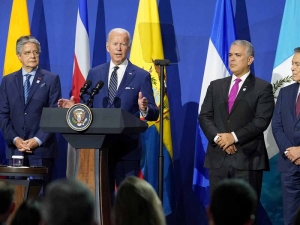 Biden presenta la Declaraci&oacute;n de Los &Aacute;ngeles sobre migraci&oacute;n