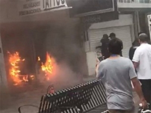Incendio en departamentos de Monterrey provoca fuerte movilizaci&oacute;n policiaca