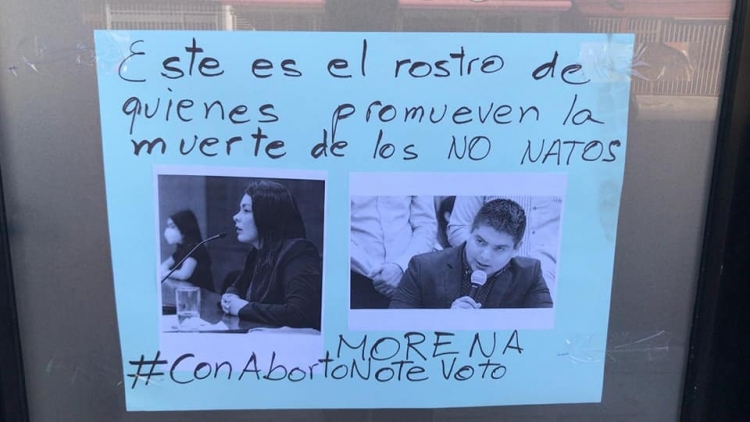 Morena cierra las puertas a grupos Pro Vida contra el aborto