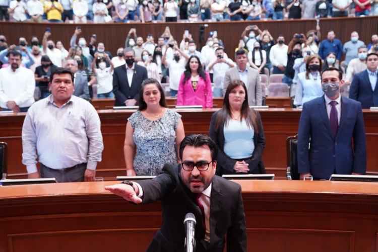 Juan de Dios G&aacute;mez Mend&iacute;vil rindi&oacute; protesta como Presidente Municipal Sustituto de Culiac&aacute;n