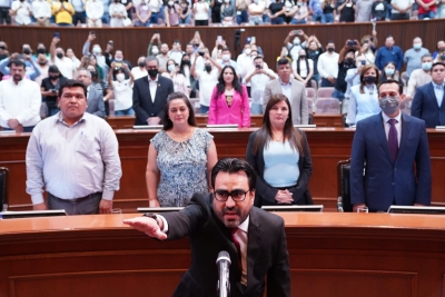 Juan de Dios G&aacute;mez Mend&iacute;vil rindi&oacute; protesta como Presidente Municipal Sustituto de Culiac&aacute;n
