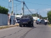 Mujer polic&iacute;a resulta herida en choque dentro del Complejo de Seguridad