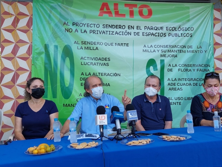 Exigen parar las obras en la Milla del Parque Ecol&oacute;gico