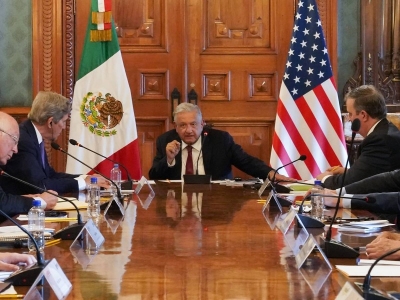 &ldquo;Se dio seguimiento a compromisos&rdquo;, informa L&oacute;pez Obrador tras reuni&oacute;n con John Kerry