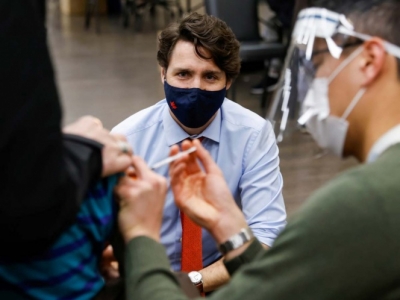Alerta Trudeau sobre tercera ola de covid en Canad&aacute;; cierran escuelas