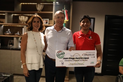 Juan Diego Garc&iacute;a oro en Tokio encabeza lista al Premio Estatal del Deporte 2021