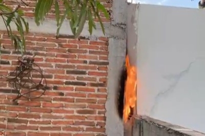 Controlado el incendio de una casa en Tierra Blanca: Protecci&oacute;n Civil Culiac&aacute;n