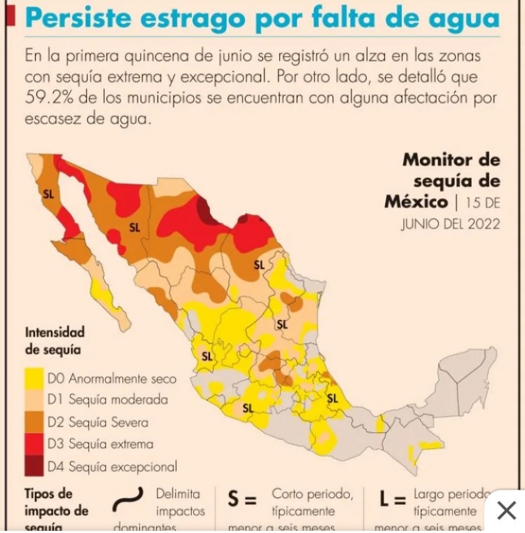 Prev&eacute;n que sequ&iacute;a siga hasta finales del 2022