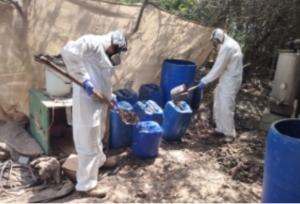 Fuerzas federales deshabilitan un laboratorio activo para la elaboraci&oacute;n de droga sint&eacute;tica en Culiac&aacute;n