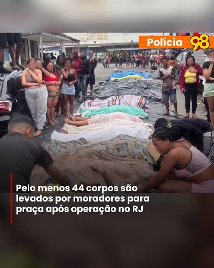 Denuncian vecinos brutalidad policial tras operativo con m&aacute;s de 100 muertos en favelas de Brasil