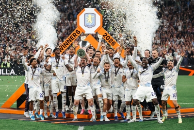 Aston Villa pone fin a sequ&iacute;a de 30 a&ntilde;os sin trofeos al conquistar la Liga Europa