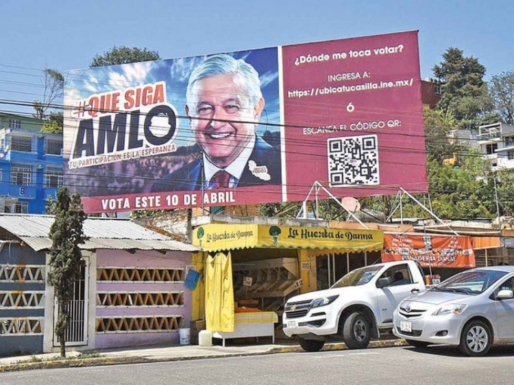 El INE baja 278 anuncios sobre la revocaci&oacute;n; otorga medida cautelar a PAN, PRI Y PRD
