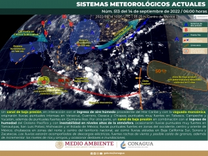 Formaci&oacute;n de un nuevo cicl&oacute;n tropical en el Pac&iacute;fico dentro de cinco d&iacute;as; 80% de probabilidad: SMN