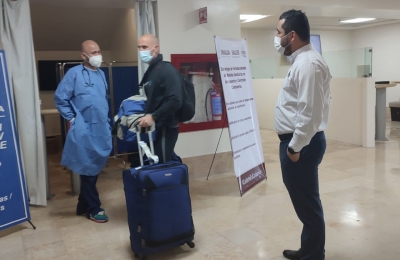 Instalan m&oacute;dulo de pruebas Covid en Aeropuerto de Mazatl&aacute;n