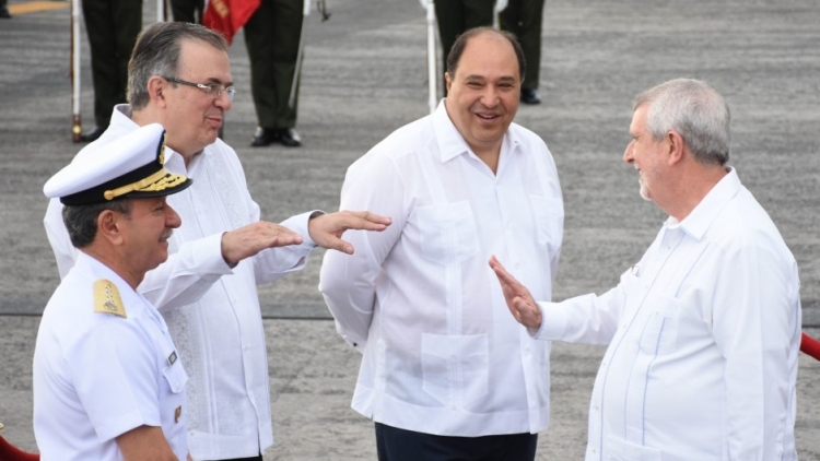 Ebrard descarta tensi&oacute;n con EU tras anuncio de AMLO sobre movimiento contra bloqueo a Cuba
