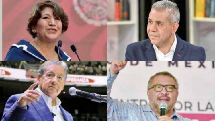 Presentan primeros finalistas de Morena en el Edomex: Delfina G&oacute;mez e Higinio Mart&iacute;nez encabezan lista