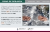 Tormentas tropicales acechan al Pac&iacute;fico mexicano