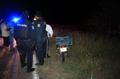 Motociclista de Dautillos, Navolato muere en accidente carretero