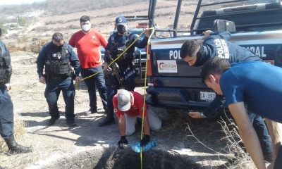 SSPyTM y protecci&oacute;n civil, rescatan a perrito que cay&oacute; a una noria en Culiac&aacute;n