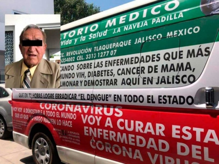 Detienen a m&eacute;dico &lsquo;patito&rsquo; que dec&iacute;a curar el coronavirus y otras enfermedades