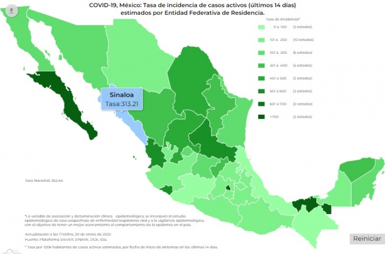 M&eacute;xico registr&oacute;  50 mil 373 contagios de COVID-19 las &uacute;ltimas 24 horas