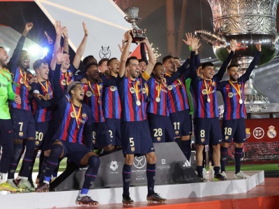 Barcelona termina su sequ&iacute;a y conquista la Supercopa de Espa&ntilde;a