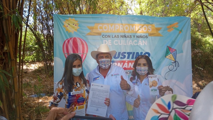 Firma el candidato Faustino Hern&aacute;ndez 10 compromisos por la Ni&ntilde;ez