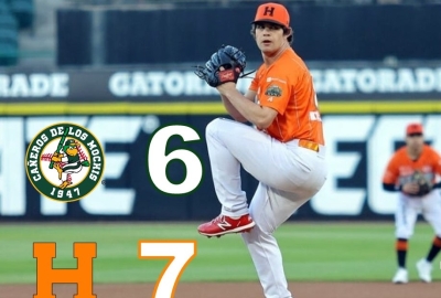 Naranjeros regresa a la primera posici&oacute;n en el standing; le gana 7-6 a Ca&ntilde;eros
