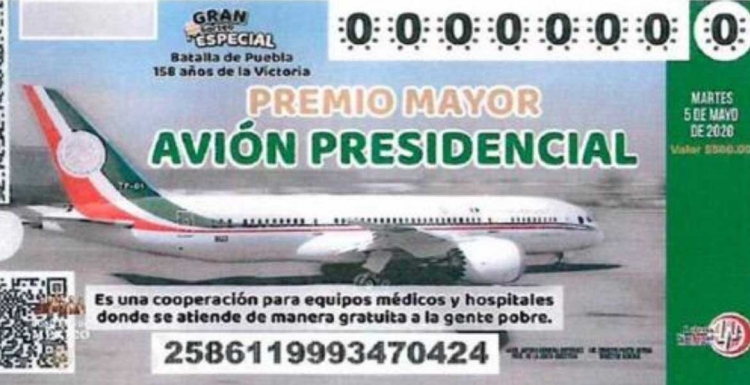 La gente quiere que el avi&oacute;n presidencial se rife: AMLO