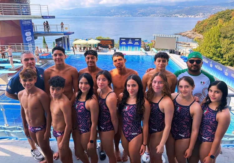 Clavados mexicanos se consolidan con subcampeonato en Mundial Juvenil de Croacia 2026