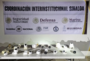 Retiran fuerzas federales video c&aacute;maras ilegales en Villa Ju&aacute;rez, Navolato