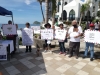 Plant&oacute;n contra la exigencia del certificado Covid