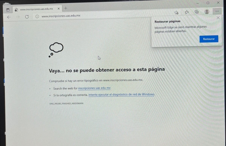 Sobresaturado el proceso de preinscripciones en l&iacute;nea en la UAS